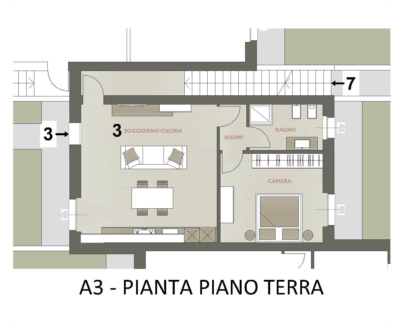 Vigano San Martino, nuovi bilocali con giardino